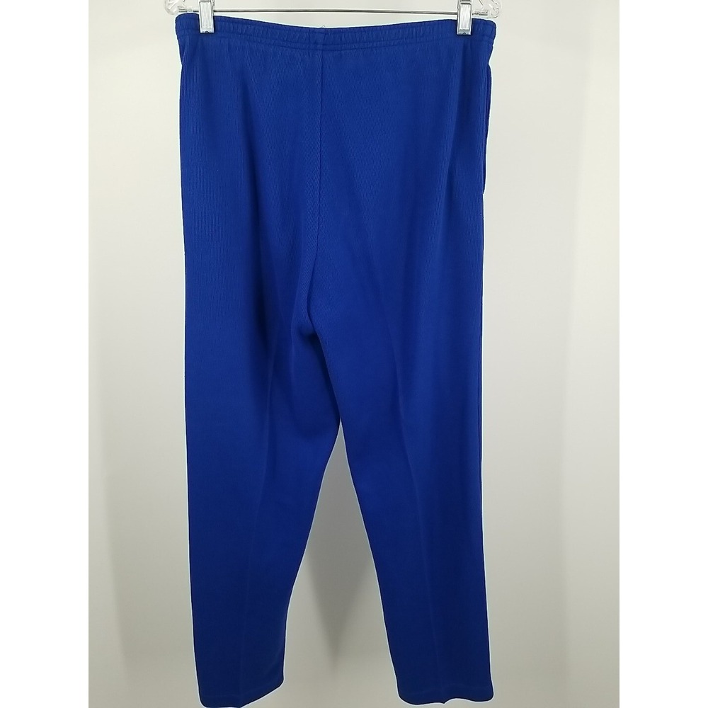 2 PC Napa Valley Jacket Medium & Pants Small Set Embroidered Zipper Front Blue - Picture 9 of 9